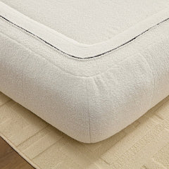 Bellemave® 78.7" Teddy Fabric Multi - Functional Foldable Sofa Bed - Bellemave