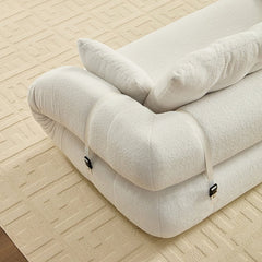 Bellemave® 78.7" Teddy Fabric Multi - Functional Foldable Sofa Bed - Bellemave