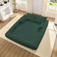 Bellemave® 78.7" Teddy Fabric Multi - Functional Foldable Sofa Bed - Bellemave