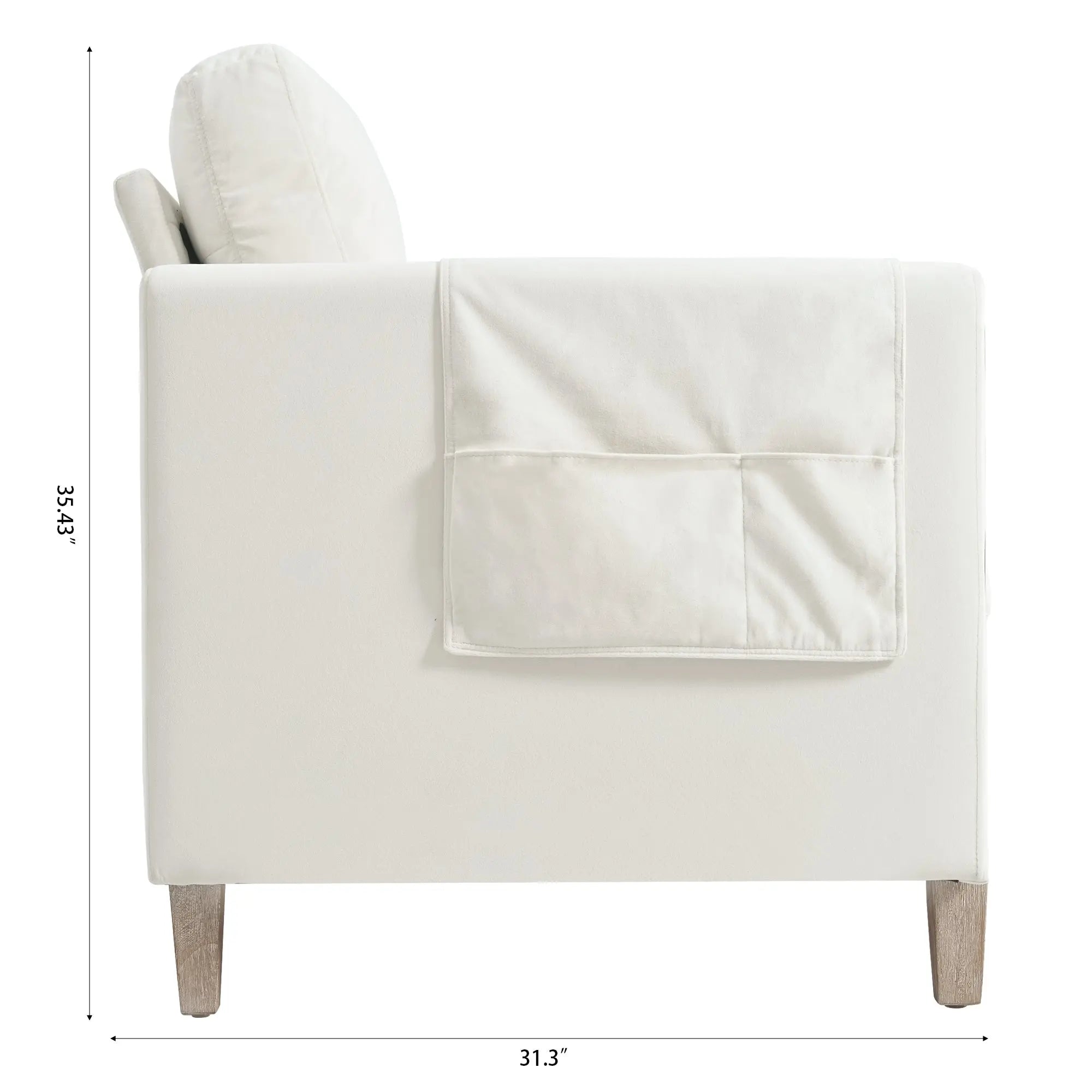 Bellemave® 79.5" Comfortable Solid Wood Three - Seater Sofa - Bellemave
