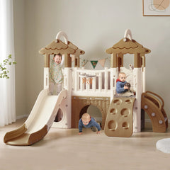 Bellemave® 8 in 1 Toddler Climber and Slide Set,Kids Playground for Toddlers Age 1+ - Bellemave