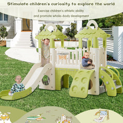 Bellemave® 8 in 1 Toddler Climber and Slide Set,Kids Playground for Toddlers Age 1+ - Bellemave