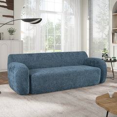 Bellemave® 81.5" Minimalist Curved Upholstered Sofa - Bellemave