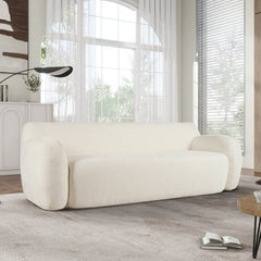 Bellemave® 81.5" Minimalist Curved Upholstered Sofa - Bellemave