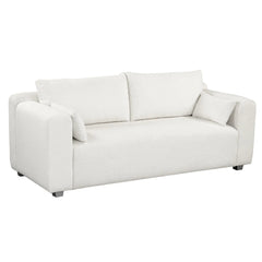 Bellemave® 82" Modern Loop Yarn Fabric Sofa with Extra Wide Domed Arms - Bellemave