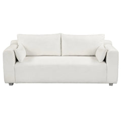 Bellemave® 82" Modern Loop Yarn Fabric Sofa with Extra Wide Domed Arms - Bellemave