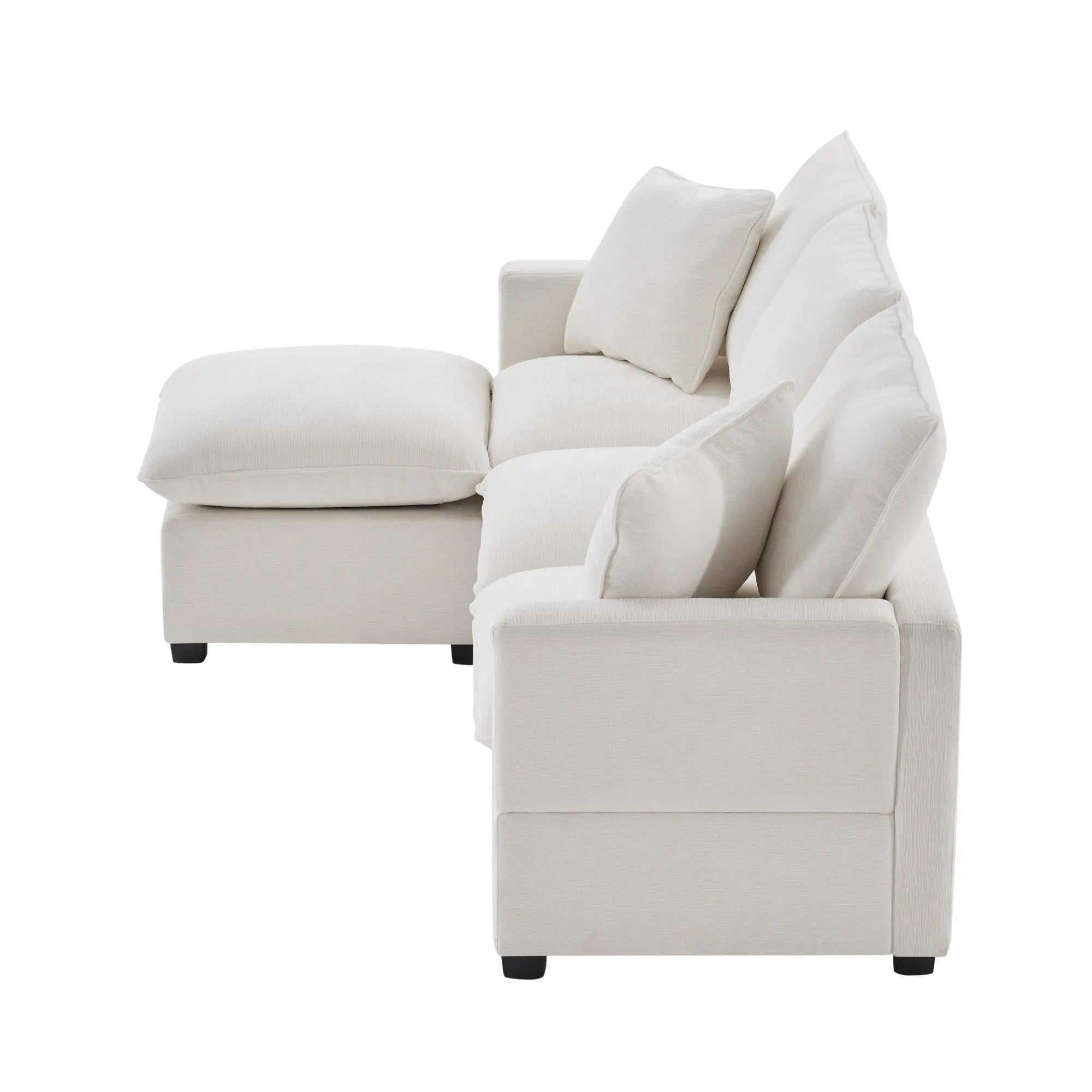 Bellemave® 84" Modern Chenille Modular Sofa with 2 Pillows Included - Bellemave