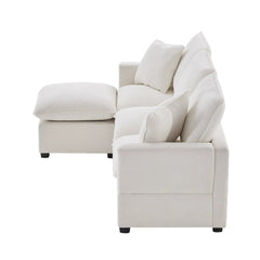 Bellemave® 84" Modern Chenille Modular Sofa with 2 Pillows Included - Bellemave