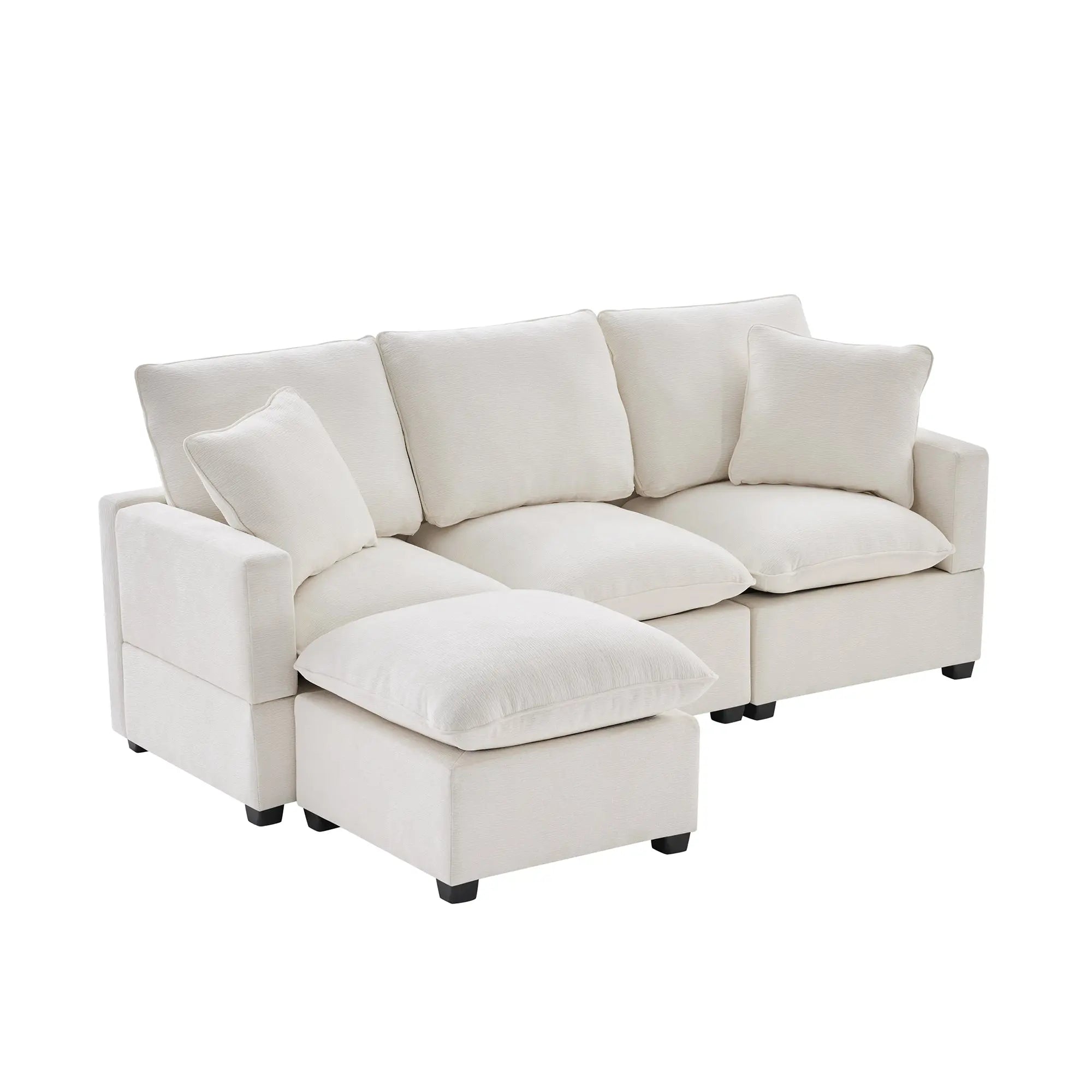 Bellemave® 84" Modern Chenille Modular Sofa with 2 Pillows Included - Bellemave