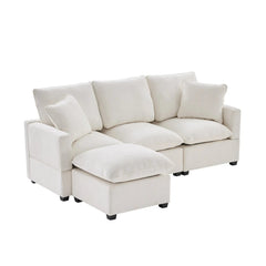 Bellemave® 84" Modern Chenille Modular Sofa with 2 Pillows Included - Bellemave