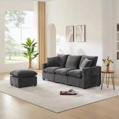 Bellemave® 84" Modern Chenille Modular Sofa with 2 Pillows Included - Bellemave