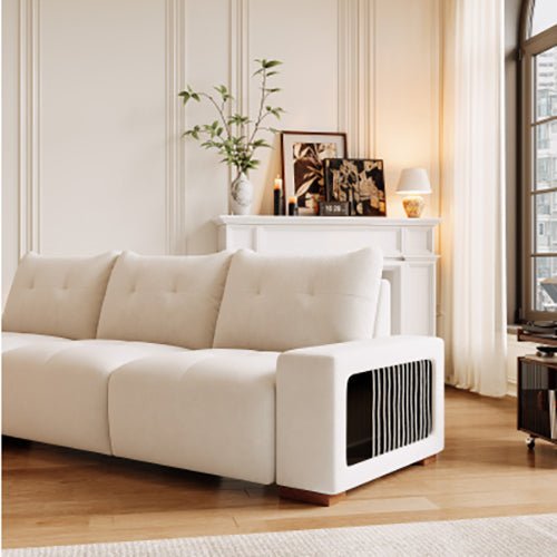 Bellemave® 89" Modern Cat Nest Sofa,Comfy Couch with Waterproof and Cat Scratch Resistant Fabric - Bellemave