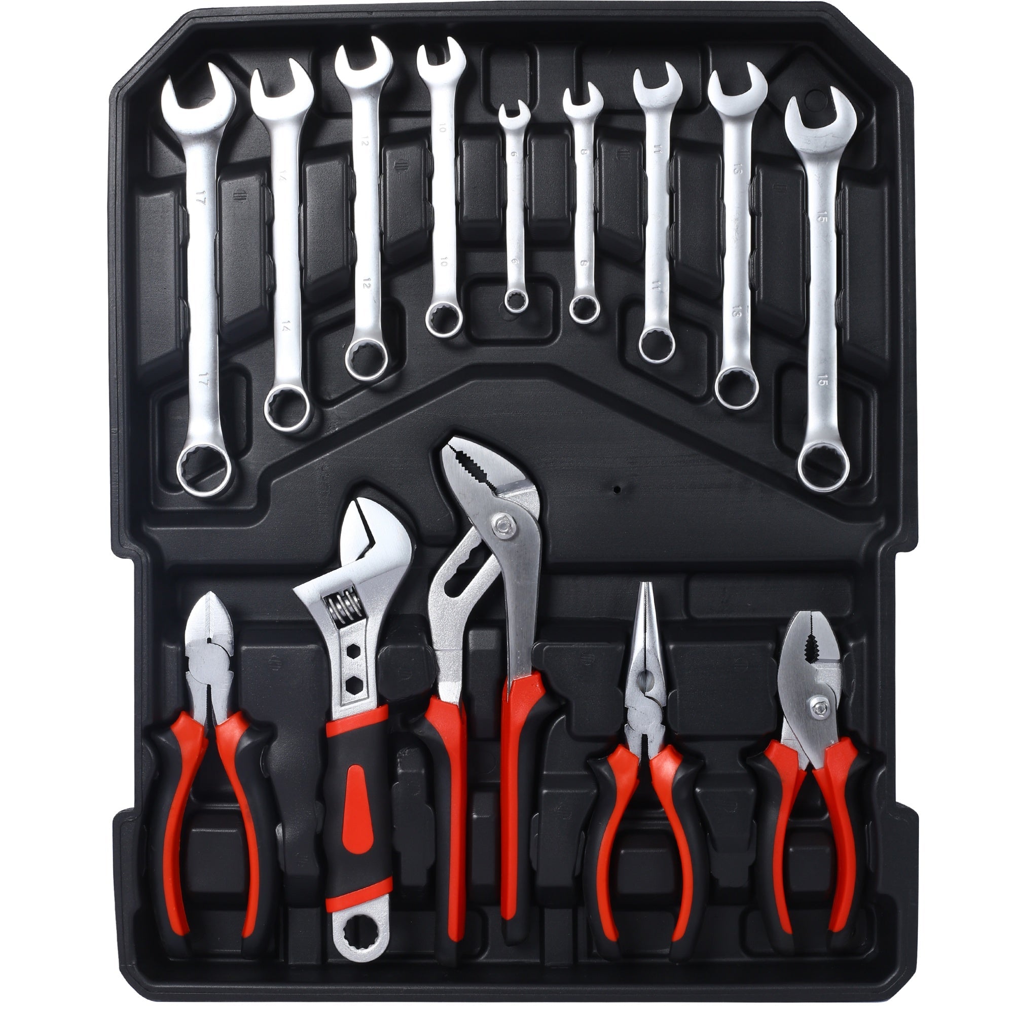 Bellemave® 899pcs Home Repair Tool Set Kit for Men, Toolbox Storage Case with 4 Drawers, General Household Tool Kit with Rolling Tool Box, Tool Set Kit - Bellemave