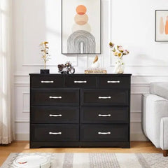 Bellemave® 9 Drawer Long Dresser with Antique Handles - Bellemave