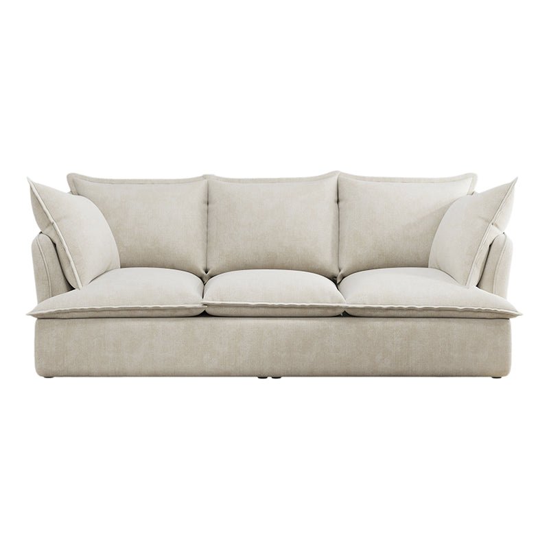 Bellemave® 94" Modern 3+1 Seater Sectional Cloud Sofa with 2 Armrest Pillows - Bellemave