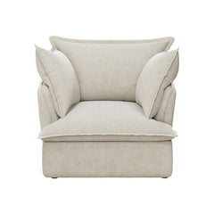 Bellemave® 94" Modern 3+1 Seater Sectional Cloud Sofa with 2 Armrest Pillows - Bellemave