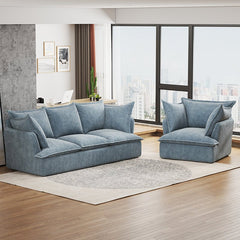 Bellemave® 94" Modern 3+1 Seater Sectional Cloud Sofa with 2 Armrest Pillows - Bellemave