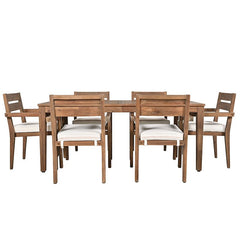 Bellemave® Acacia Wood Outdoor Dining Table And Chairs Suitable - Bellemave