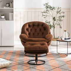 Bellemave® Accent chair TV Chair Living room Chair with Ottoman - Bellemave