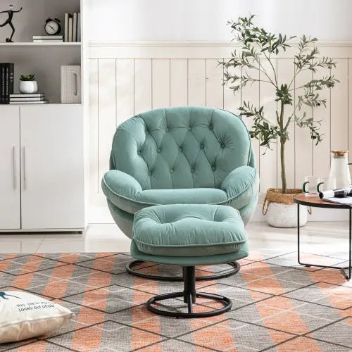 Bellemave® Accent chair TV Chair Living room Chair with Ottoman - Bellemave