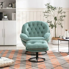 Bellemave® Accent chair TV Chair Living room Chair with Ottoman - Bellemave