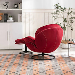 Bellemave® Accent chair TV Chair Living room Chair with Ottoman - Bellemave