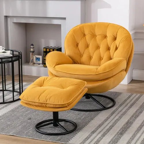 Bellemave® Accent chair TV Chair Living room Chair with Ottoman - Bellemave