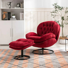 Bellemave® Accent chair TV Chair Living room Chair with Ottoman - Bellemave