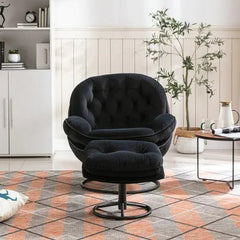 Bellemave® Accent chair TV Chair Living room Chair with Ottoman - Bellemave