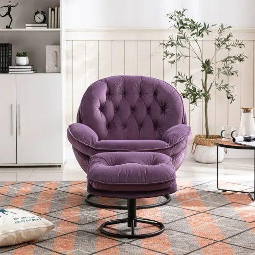 Bellemave® Accent chair TV Chair Living room Chair with Ottoman - Bellemave