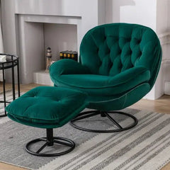 Bellemave® Accent chair TV Chair Living room Chair with Ottoman - Bellemave