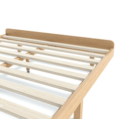 Bellemave® Bamboo Bed Frame with Headboard,Bamboo Platform Bed Frame with Rounded Headboard and Wood Slats,Easy Assembly - Bellemave