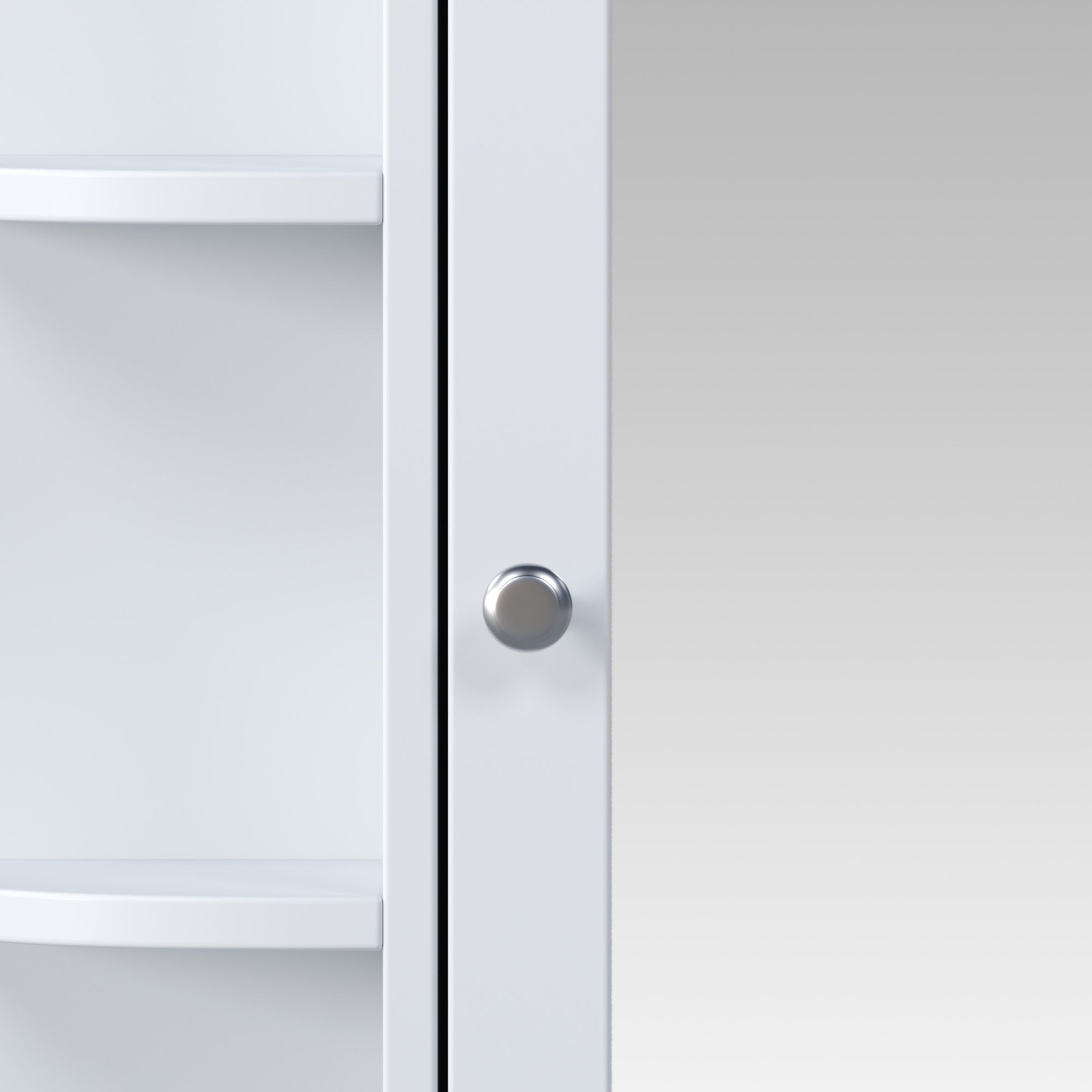 Bellemave® Bathroom Medicine Cabinet, Bathroom Mirror Cabinet Wall Mounted with 6 Adjustable Wood Shelves & Doors, Wall Cabinet with Mirror - Bellemave