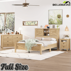 Bellemave® Bedroom Furniture Set, 3 Piece Set - Bellemave