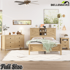 Bellemave® Bedroom Furniture Set, 3 Piece Set - Bellemave