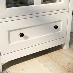 Bellemave® Buffet Storage Cabinet with Single Glass Doors and Unique Bell Handle - Bellemave