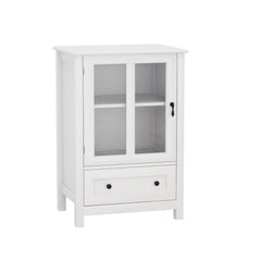 Bellemave® Buffet Storage Cabinet with Single Glass Doors and Unique Bell Handle - Bellemave