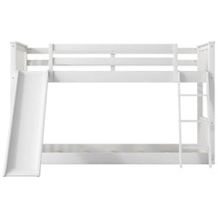 Bellemave® Bunk Bed with Convertible Slide and Ladder - Bellemave