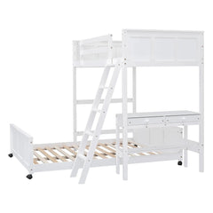 Bellemave® Bunk Bed with Desk - Bellemave