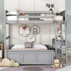 Bellemave® Bunk Bed with Desk - Bellemave