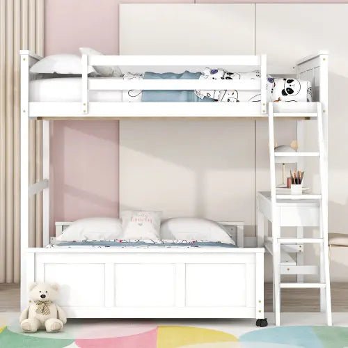 Bellemave® Bunk Bed with Desk - Bellemave