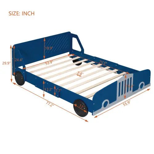 Bellemave® Car - Shaped Platform Bed with Wheels - Bellemave
