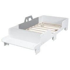 Bellemave Car-Shaped Twin Bed with Bench - Bellemave