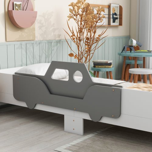 Bellemave Car-Shaped Twin Bed with Bench - Bellemave
