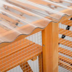 Bellemave® Cat Houses for Outdoor Cats,Natural Wood Playground,Natural Cat Shelf with Litter Box - Bellemave