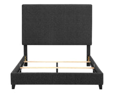 Bellemave® Charcoal Upholstered Platform Bed,Box Spring Required - Bellemave