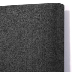 Bellemave® Charcoal Upholstered Platform Bed,Box Spring Required - Bellemave