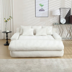 Bellemave® Chenille 2 - Seater Lazy Sofa With 5 back Pillows - Bellemave