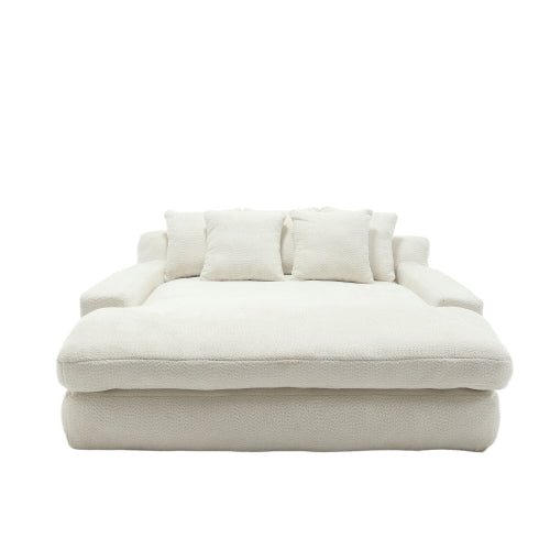Bellemave® Chenille 2 - Seater Lazy Sofa With 5 back Pillows - Bellemave