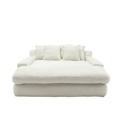 Bellemave® Chenille 2 - Seater Lazy Sofa With 5 back Pillows - Bellemave